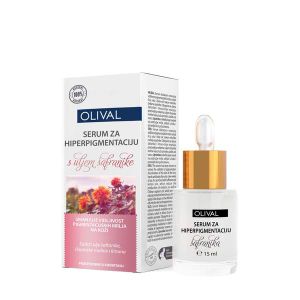 Olival serum za hiperpigmentaciju s uljem šafranike