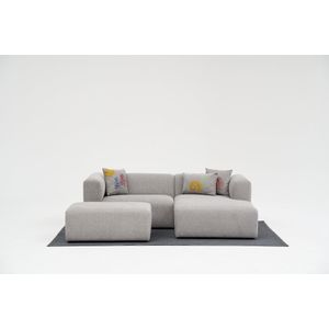 Atelier Del Sofa Kutna garnitura, Linden Mini Right - Light Grey