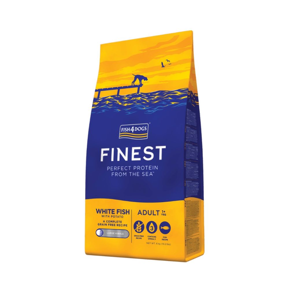 FISH4DOGS Finest Adult large bijela riba s krumpirom 6 kg slika 1