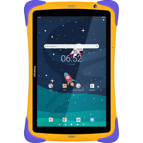 Prestigio SmartKids UP, 10.1" (1280*800) IPS display, Android 10 (Go edition), up to 1.5GHz Quad Core RK3326 CPU, 1GB + 16GB, BT 4.0, WiFi, 0.3MP front cam + 2.0MP rear cam, USB Type-C, microSD card slot, 6000mAh battery. Color: orange-violet slika 4
