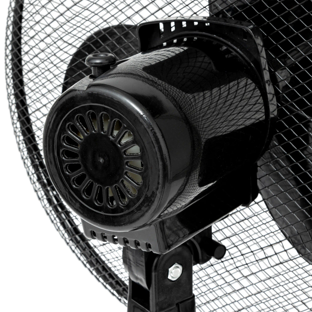 NEKA Samostojeći ventilator 125 cm crni – čelik/PP slika 5