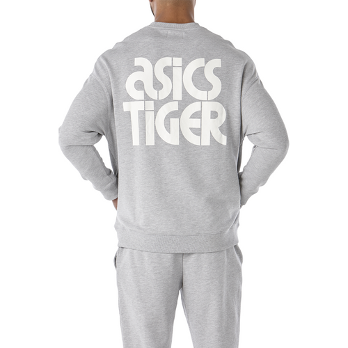 ASICS Muški duks Bl Sweat Crew sivi slika 14