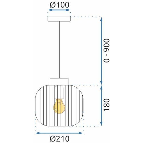 TOOLIGHT VISEĆA SVJETILJKA APP1068-CP
 slika 9