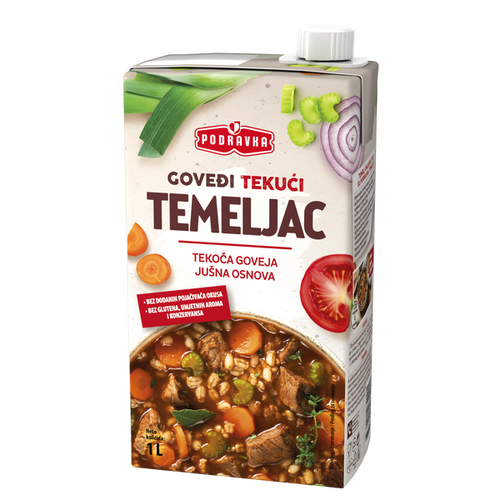 Podravka goveđi temeljac za jela, 1L, tetrapak slika 1