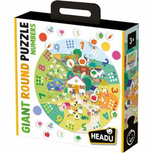 HEADU Edukativna slagalica Giant Round Puzzle - Numbers