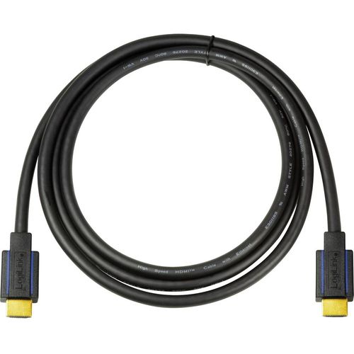 LogiLink HDMI priključni kabel HDMI A utikač, HDMI A utikač 1.80 m crna CHB004  HDMI kabel slika 3