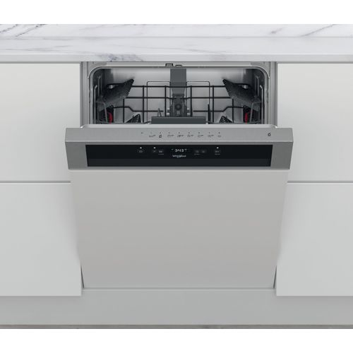 Whirlpool Poluugradna mašina za pranje sudova WBC 3C26 X, 14 kompleta, 8 programa, Širina 59.8 cm, Inox boje slika 3