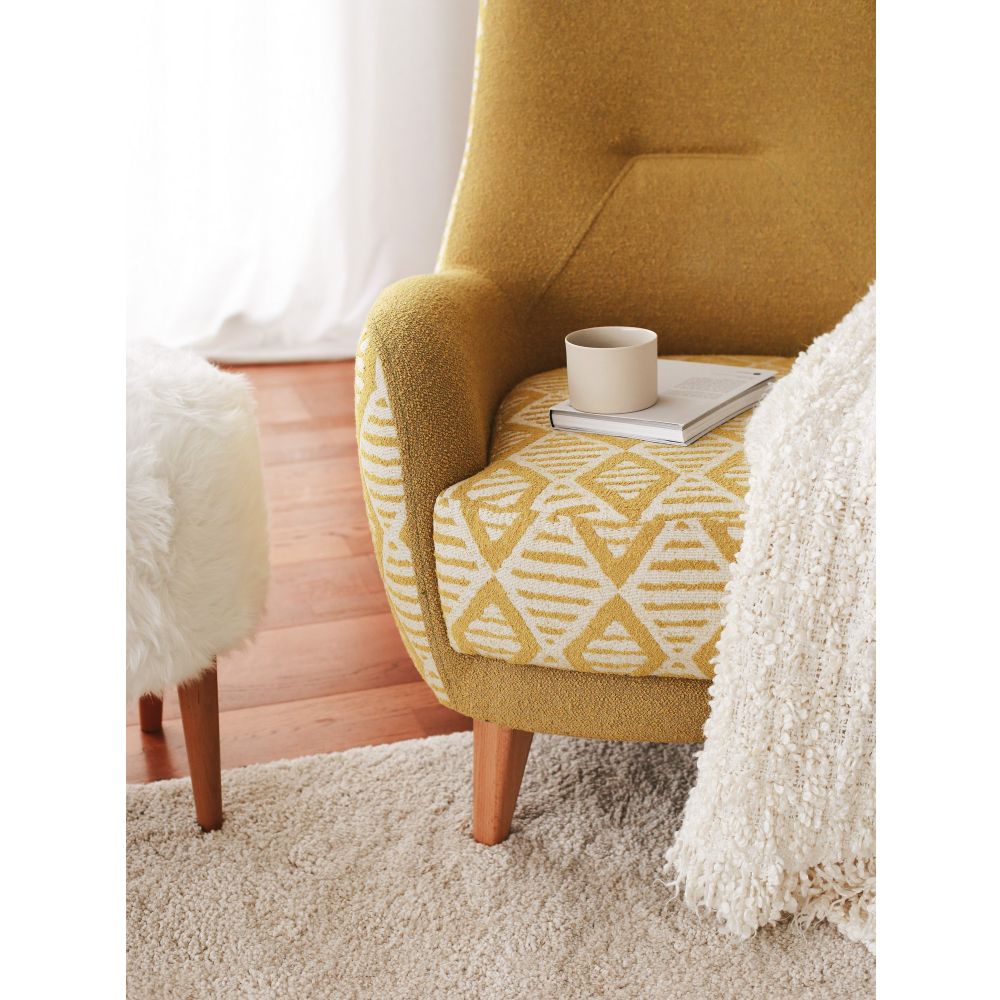 Aztek - Žuta Žuta Wing Chair slika 3