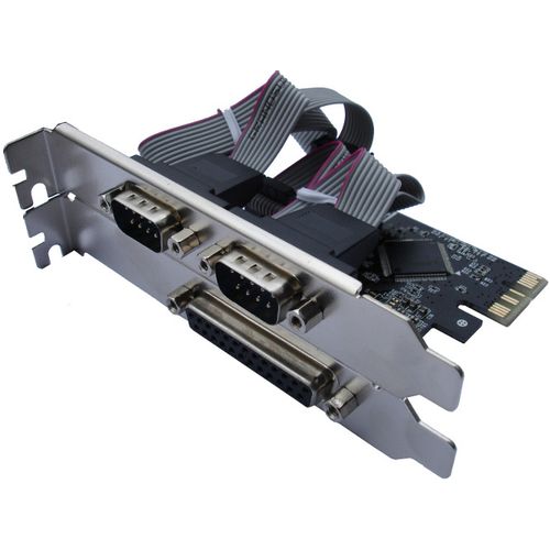 Asonic PCIE 2x ser. (RS232), 1x paralel port, + LP slika 1