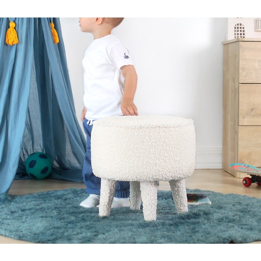 Moouv 3336 - Bijeli Pouf slika 3