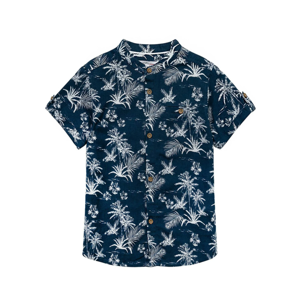 Minoti Košulja za bebe Navy,  18-24 mj slika 1