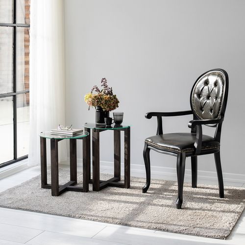 Amalfi - Anthracite Anthracite Side Table slika 3