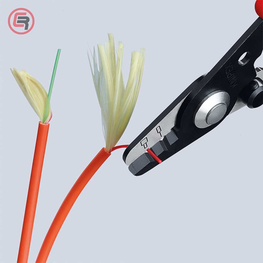Knipex Kliješta Za Skidanje Izolacije Sa Optičkog Kabla – 12 82 130 SB slika 4