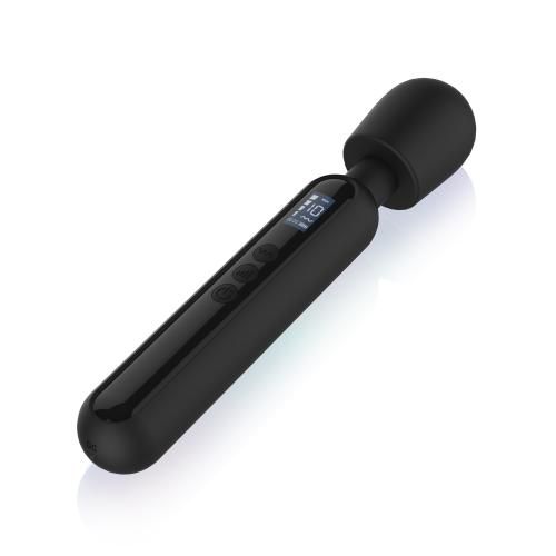 Digitalni masažni vibrator BLACQ, crni slika 7