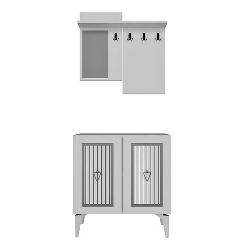 Masal - White, Silver White
Silver Hall Stand slika 7