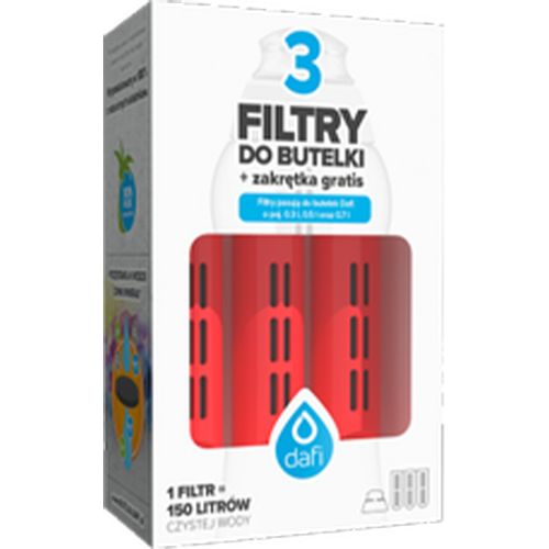 Dafi filteri za flašicu za filtriranje vode sa čepom 3 kom  slika 1