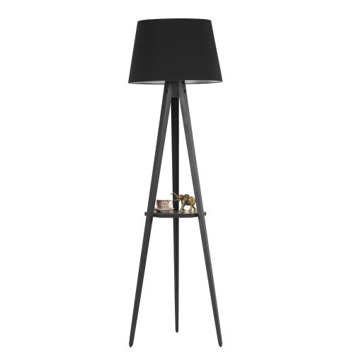 Podna lampa sa policom 8746-4 Black slika 1