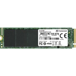 Transcend TS512GMTE112S M.2 512GB NVMe, 2280,PCIe Gen3x4, M-Key, 3D TLC, DRAM-less, Single-sided