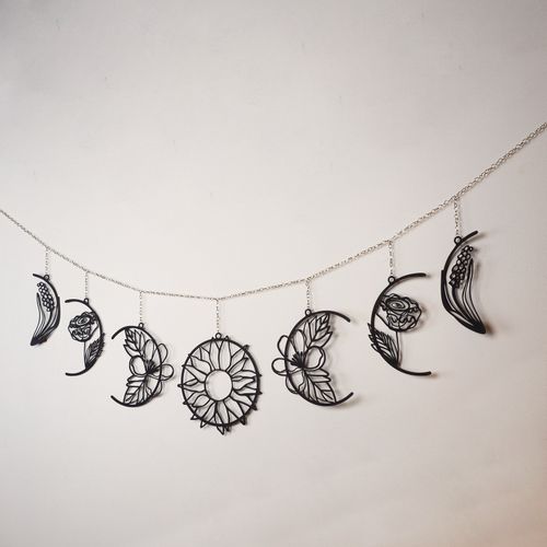 Wallity Metalna zidna dekoracija Moon Phases - APT534MS slika 2