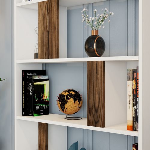 Lima - White, Walnut White
Walnut Bookshelf slika 3