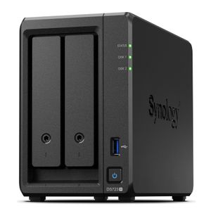 Synology DS723+, 2(7)HDD, 4 (8)GB RAM, 2LAN, 2USB, 1eSata