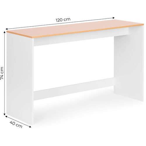 Modernhome radni stol - bijeli  slika 6