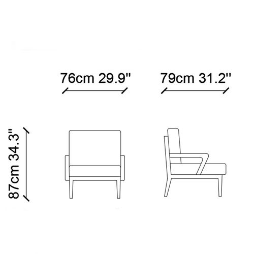 Design - Multicolor Multicolor Wing Chair slika 8