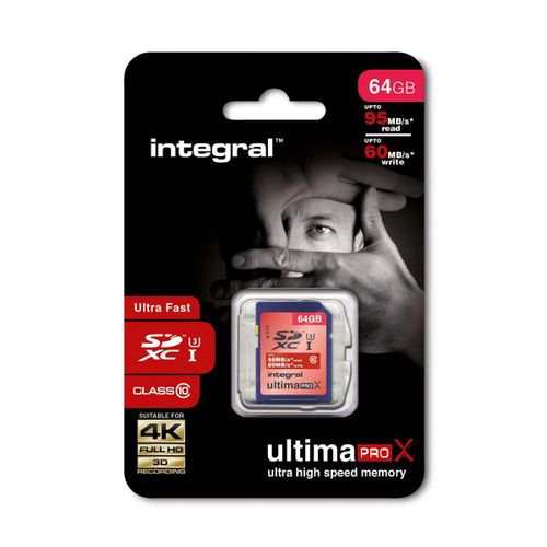 Integral UltimaPro X SDHC memorijska kartica, 64GB, Class 10 slika 2