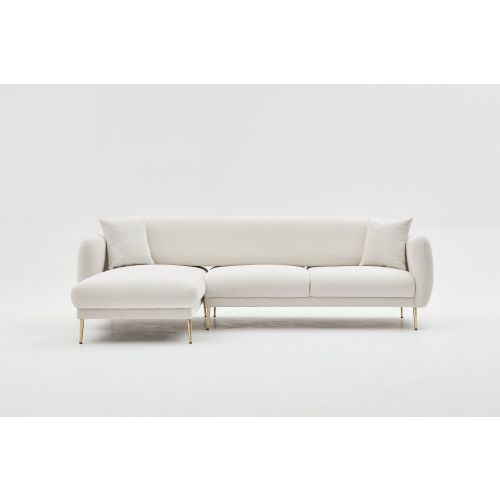 Atelier Del Sofa Kutna garnitura na razvlačenje, Krem Zlato, Simena Left - Cream slika 13