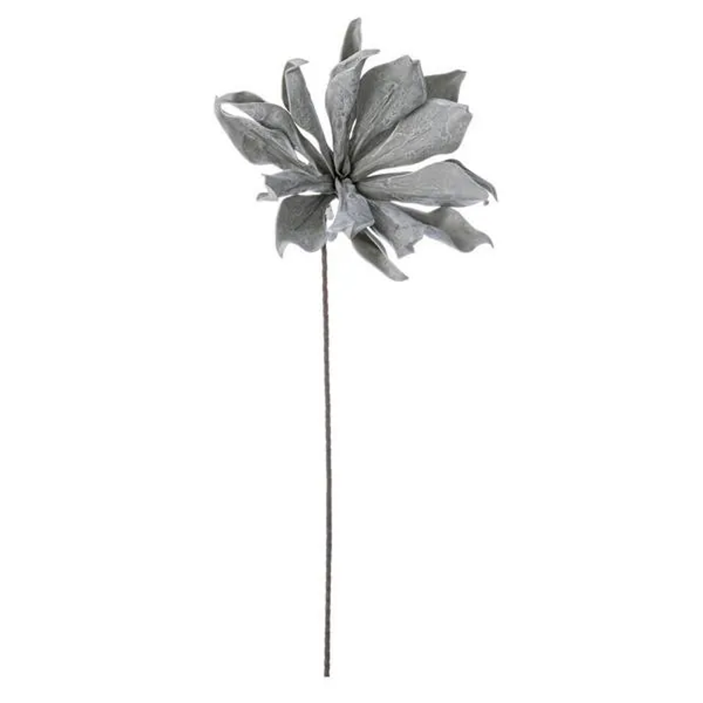 Bizzotto Dekorativni cvijet Hyacint 98 cm sivi slika 1