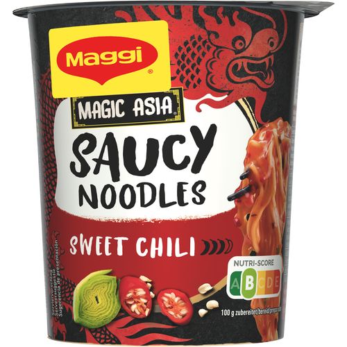 Maggi Saucy nudle u čaši Sweet chilli 75g slika 1