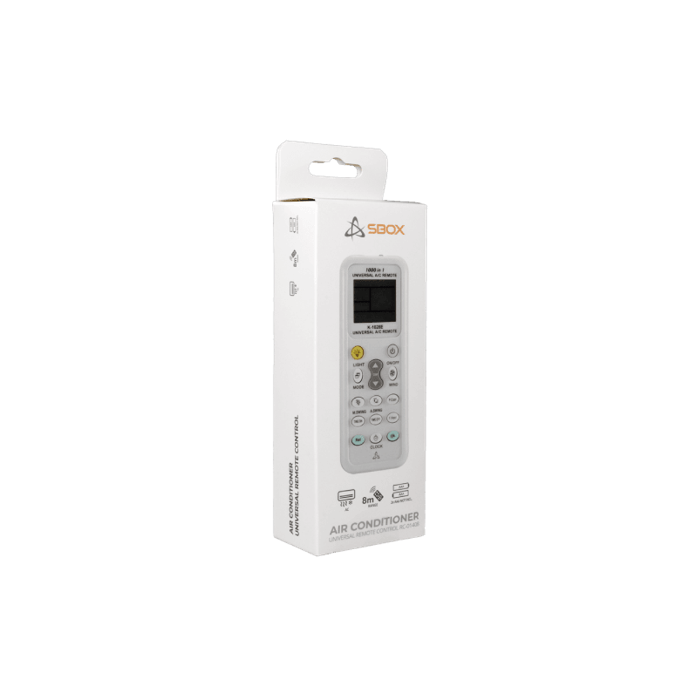 SBOX Univerzalni daljinski upravljač za klima uređaje RC-01408  slika 2