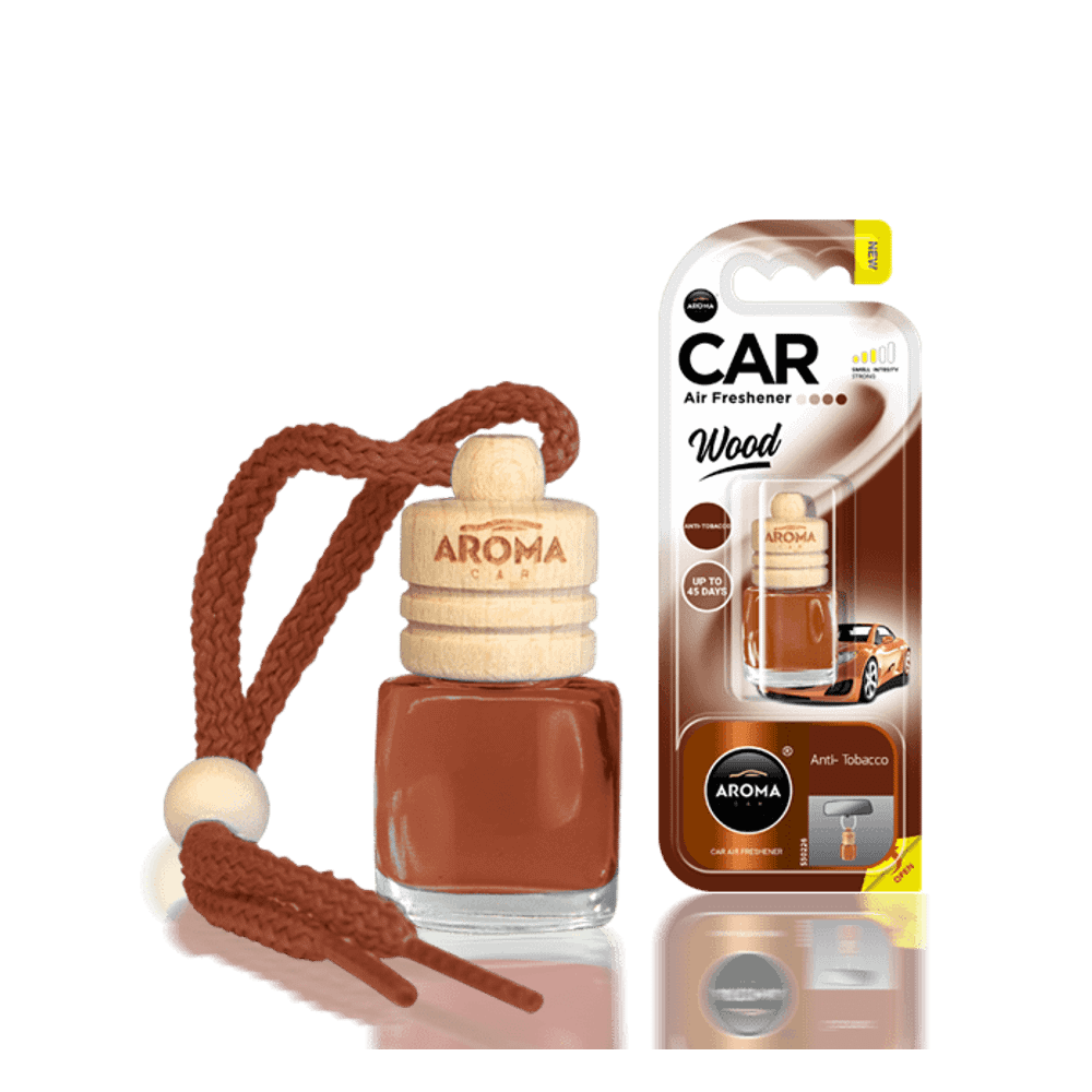 Aroma Car Miris za auto WOOD 6ml ANTI TABACCO slika 1