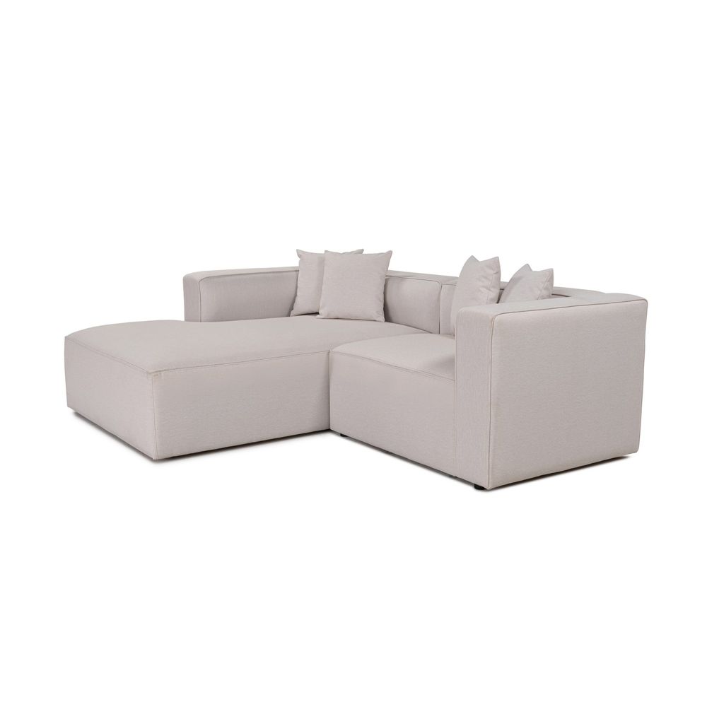 Mora XL Kutna Sofa Desna (L1-CHLRight) - Ecru slika 3