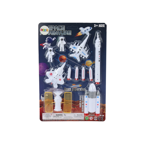 Set svemirskih figura - Astronauti, Rakete - 11 komada slika 3