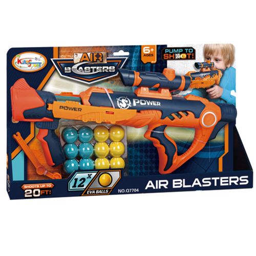 Airblasters power igračka sa lopticama narandžasti slika 2