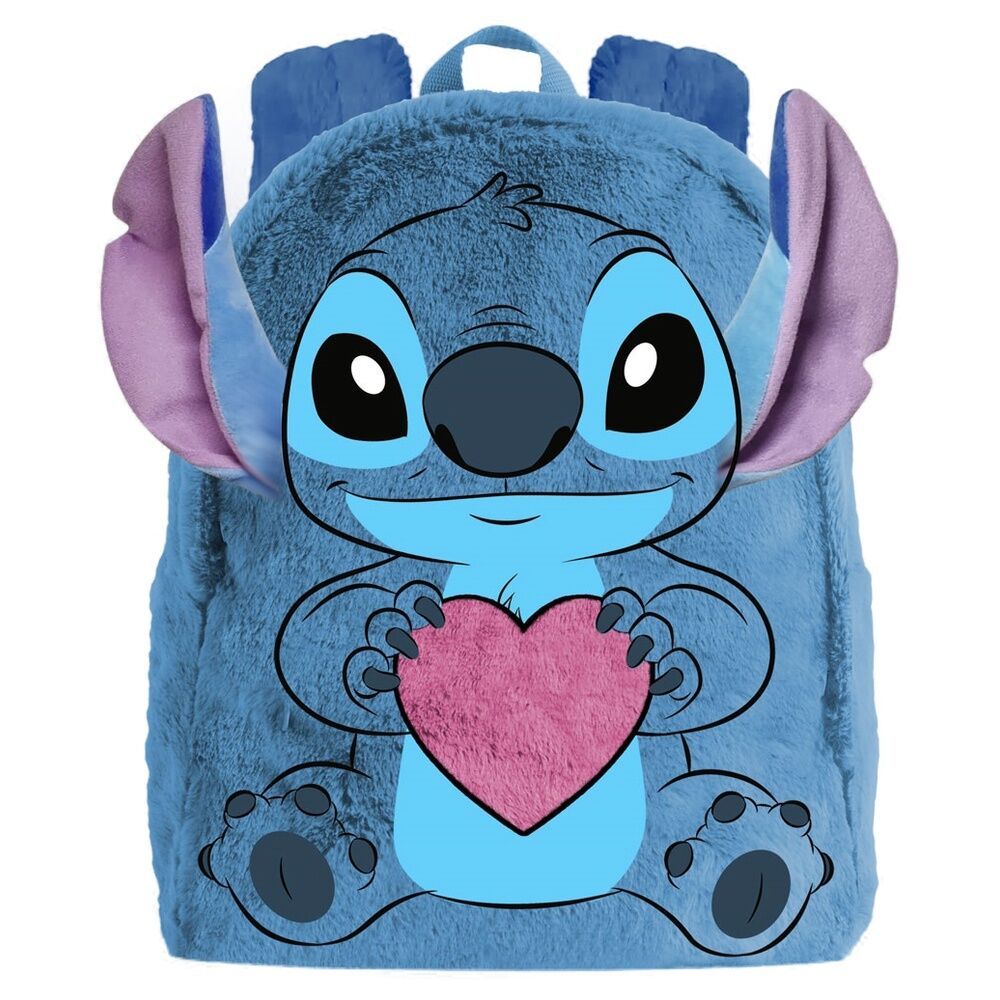 Mochila plišano srce Stitch Disney slika 1