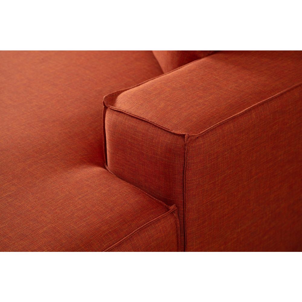 Pırlo Kutni Sofa na Razvlačenje - Narandžasti slika 13