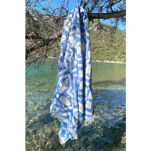 L'essential Maison Lalezar - Plava Fouta (PeÅ¡kir za plaÅ¾u) slika 1