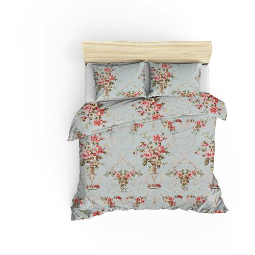 L'essential Maison Alanur - Prekrivač za krevet sa štep dezenom u bojama mente, roze, žute i zelene slika 2