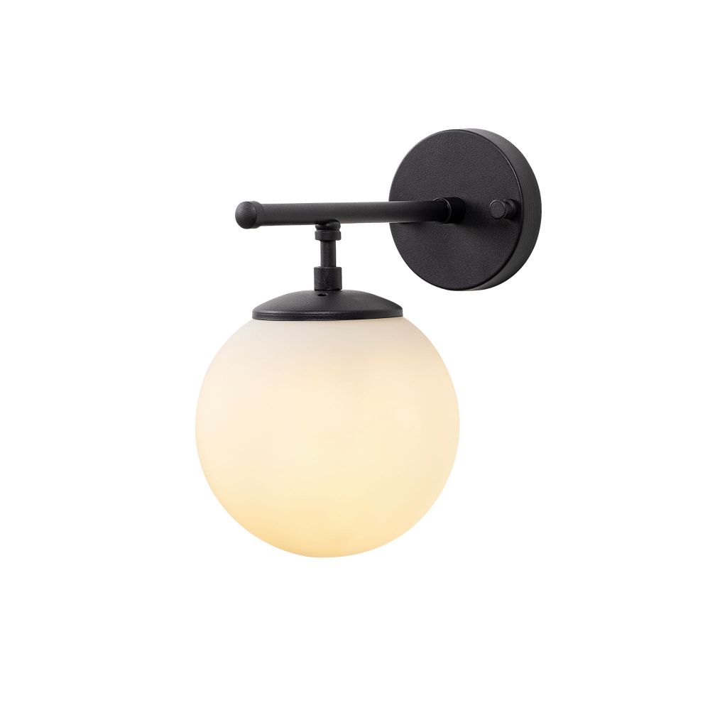 Roe - 10715 Crna i Krem Zidna Lampa slika 5