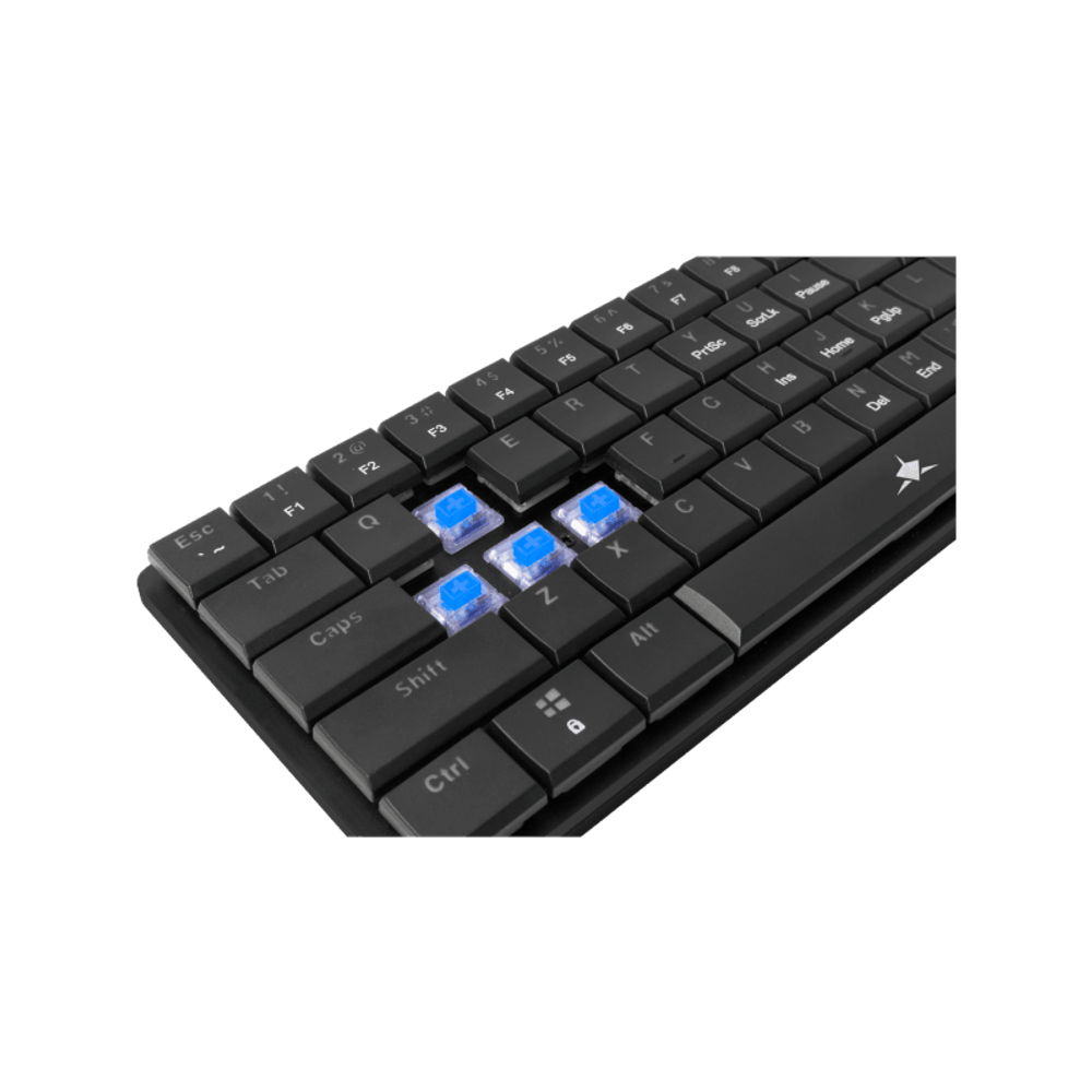 WHITE SHARK Tastatura GK-006121 NAGAMAKI / Crna, mehanička, US-Plavi prekidači slika 2