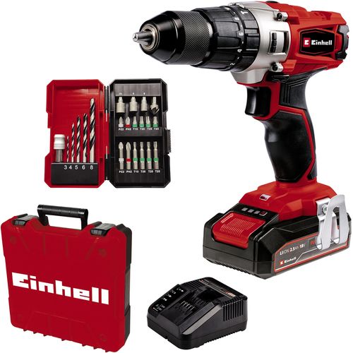 EINHELL Expert aku bušilica u setu Power X-Change TE-CD 18/2 Li-i +22 (1x2.5 Ah) slika 1