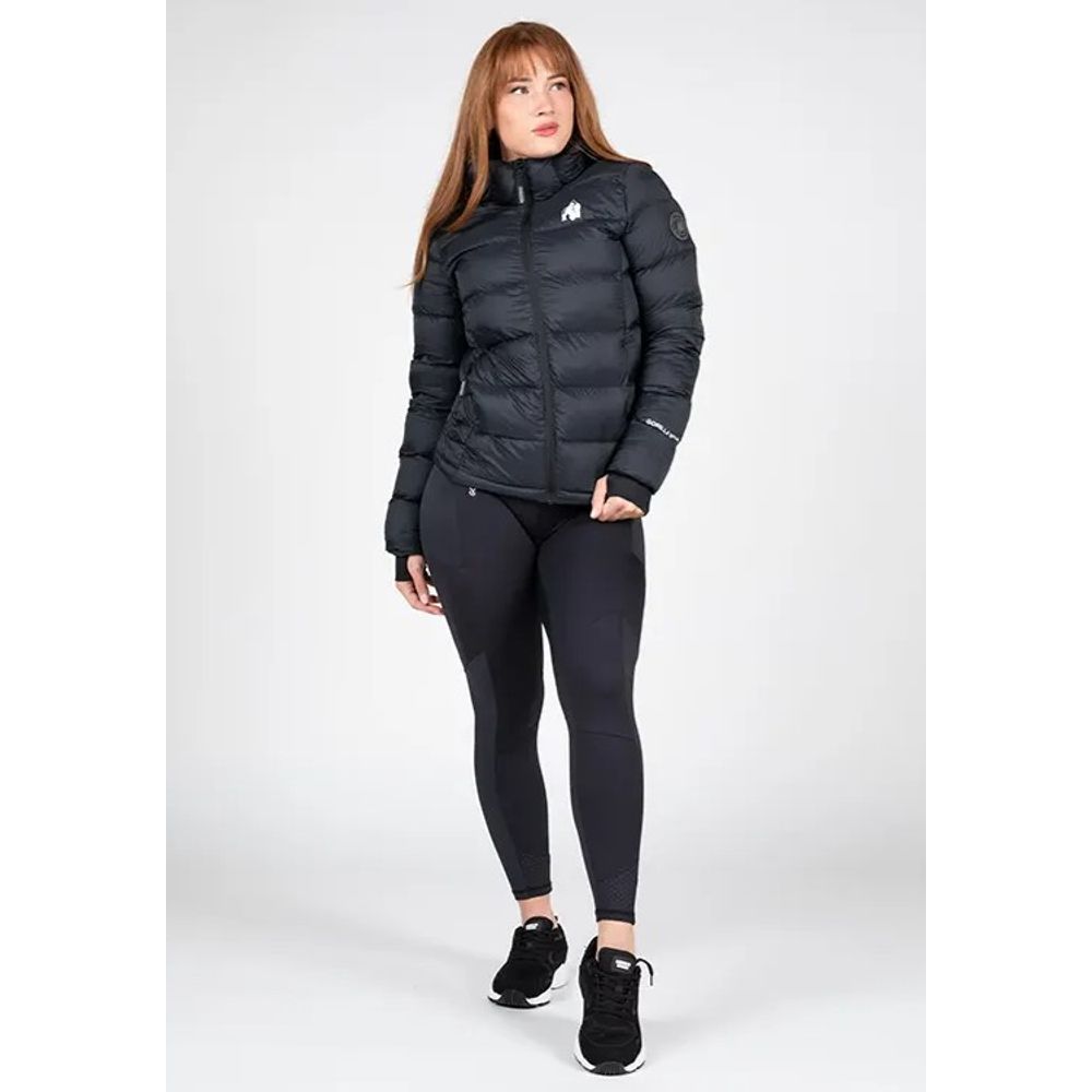Gorilla Wear Rachel Puffer Jakna, Crna slika 3