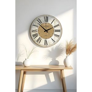 Decorative mdf clock Huhuas00013, colour: multicolor