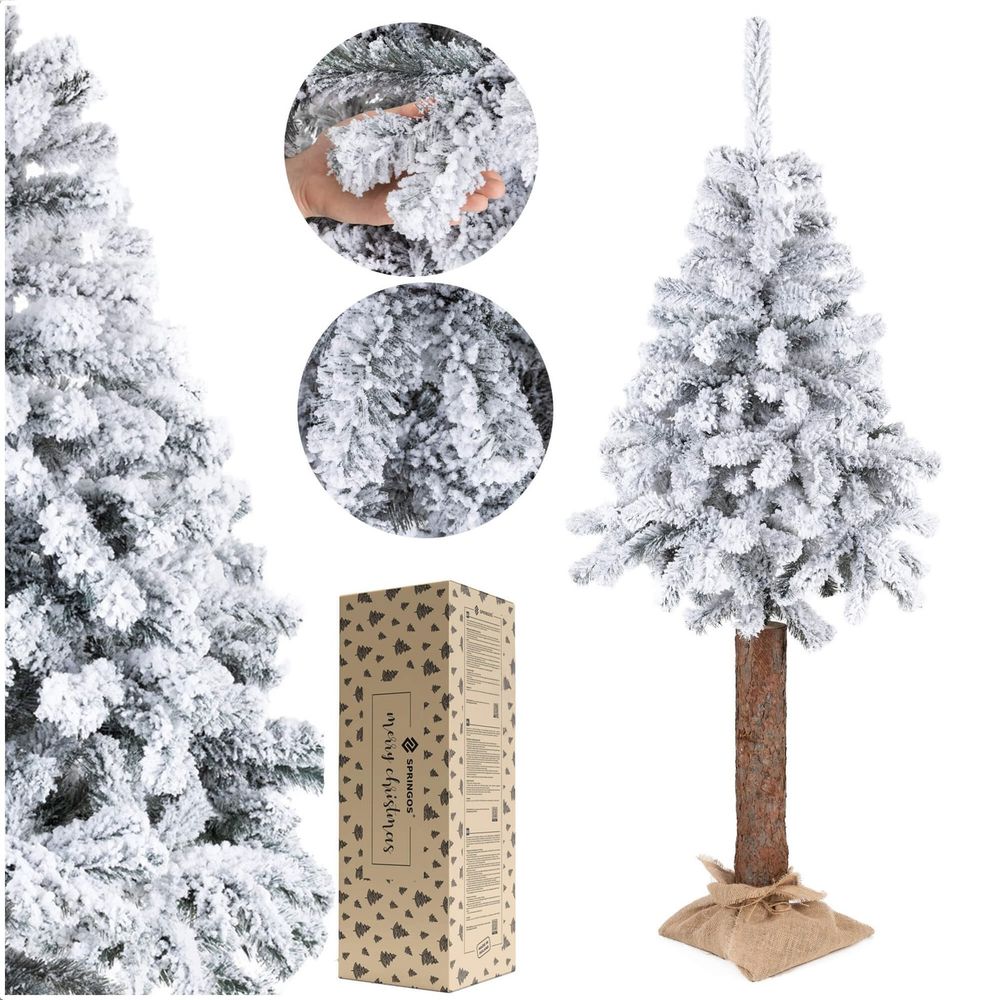 Ct0202 smreka prekrivena snijegom na deblu 180 cm slika 10
