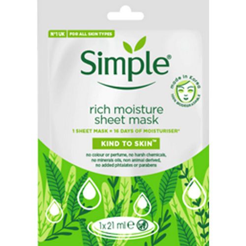 Simple Kind to Skin hidratantna maska u maramici slika 1