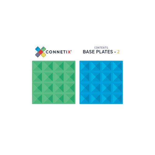 Connetix Magnetni konstruktor Rainbow Blue & Green Base plate 2 dela slika 5