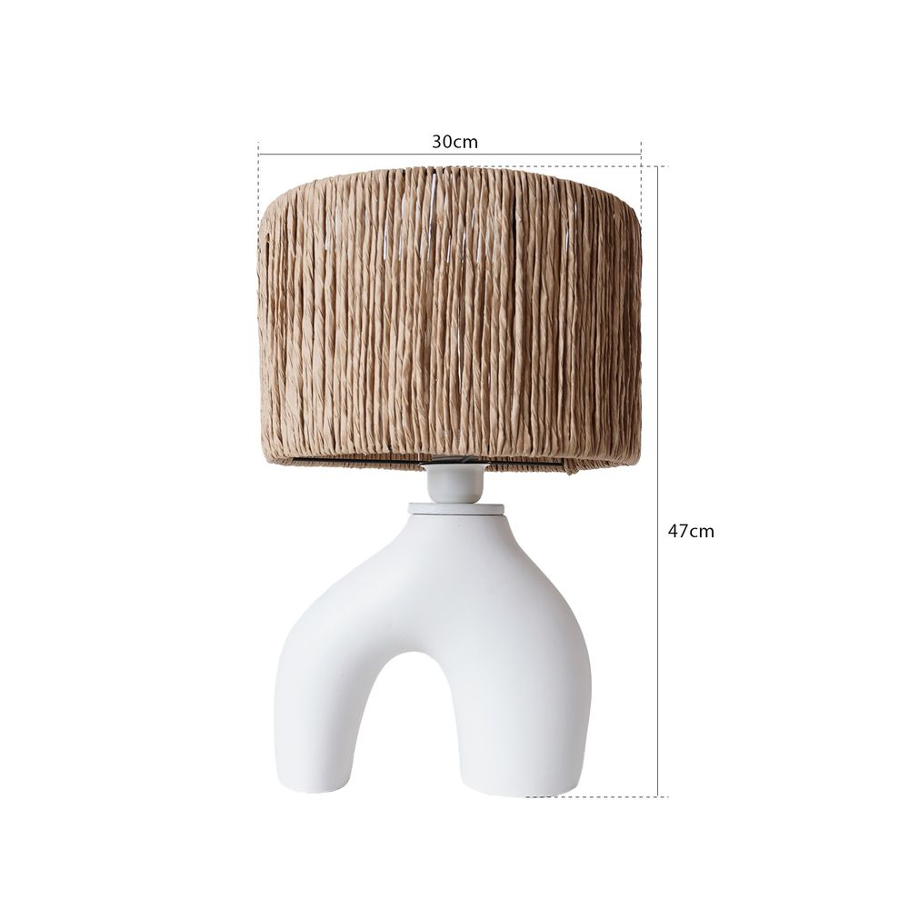 YL591 Bijela Hrastova Lampa za Sto slika 3