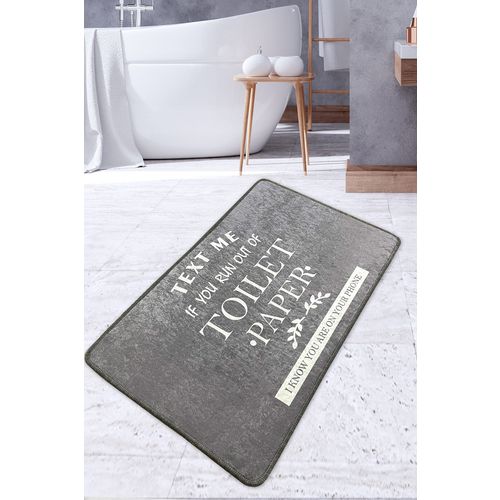 Toilet - Grey Multicolor Bathmat slika 1